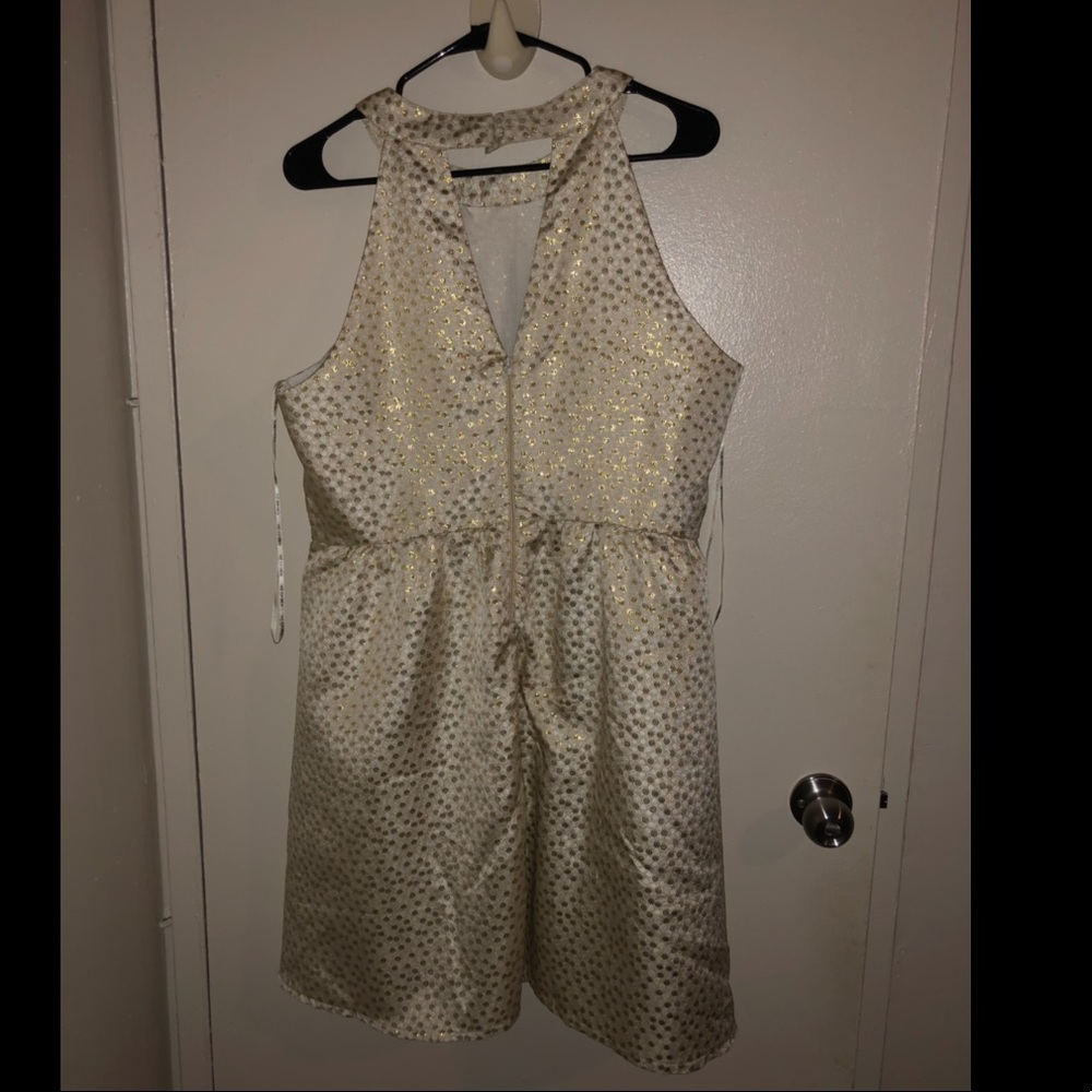 Ivory dressed with gold embroidery from Forever 21 - Picture 2 of 5